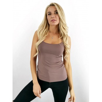 Майка хлопковая с регулировкой бретели