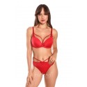 Комплект-Бюстгальтер двойной пуш-ап+трусики бразилианы