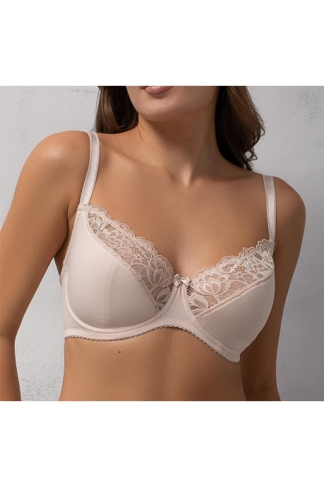 Бюстгальтер хлопковый на пышную грудь