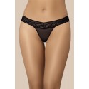 Трусики стринги с сеточкой и кружевом