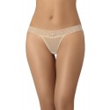 Трусики стринги с сеточкой и кружевом