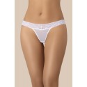 Трусики стринги с сеточкой и кружевом